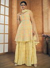 Yellow New Designer Heavy Wedding Wear Salwar Suit Collection DRS109